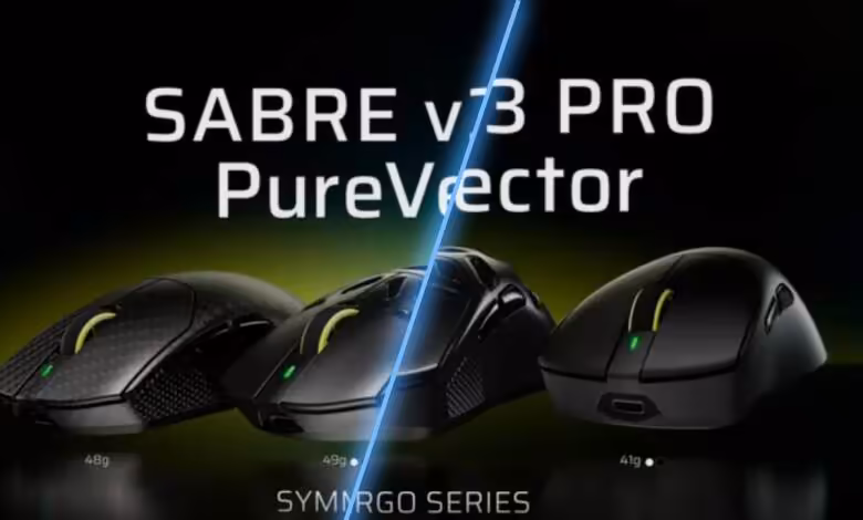 Corsair Sabre V3 Pro PureVector : six souris et un DPI adapté à chaque direction 1 Corsair Sabre V3 Pro PureVector : six souris et un DPI adapté à chaque direction