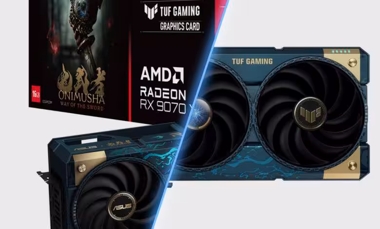 Radeon RX 9070 XT : ASUS dévoile une édition spéciale aux couleurs d’Onimusha 1 Radeon RX 9070 XT : ASUS dévoile une édition spéciale aux couleurs d’Onimusha