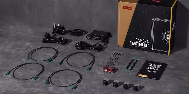 GMSL2 : Innodisk réunit quatre caméras 3 MP et tout le nécessaire dans un kit 5 Kit caméra Innodisk GMSL2 complet avec câbles, quatre caméras, carte et alimentation