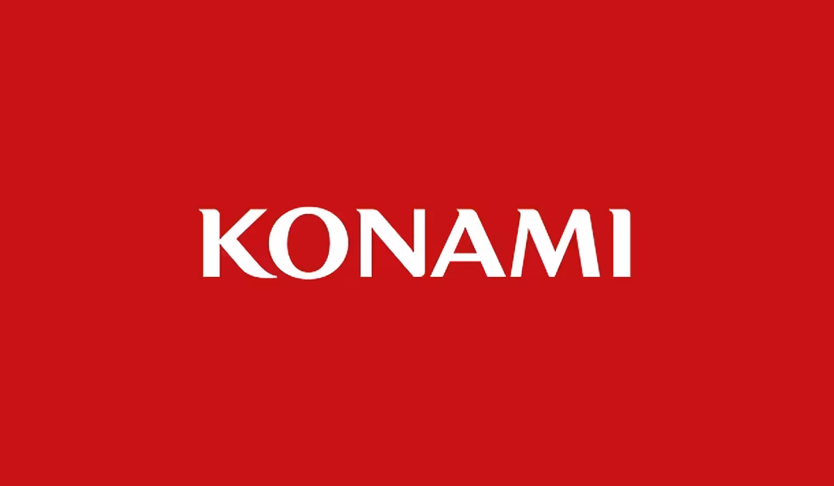 IA générative : Konami refuse d’en faire le moteur de la création vidéoludique 2 Logo Konami blanc sur fond rouge uni