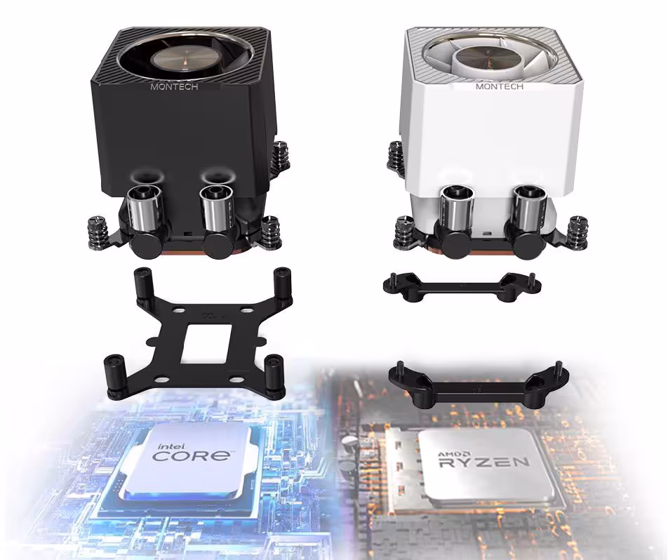 Montech CyberFlow : des AIO 240 et 360 mm avec ventilateur VRM magnétique 5 Montech CyberFlow : des AIO 240 et 360 mm avec ventilateur VRM magnétique