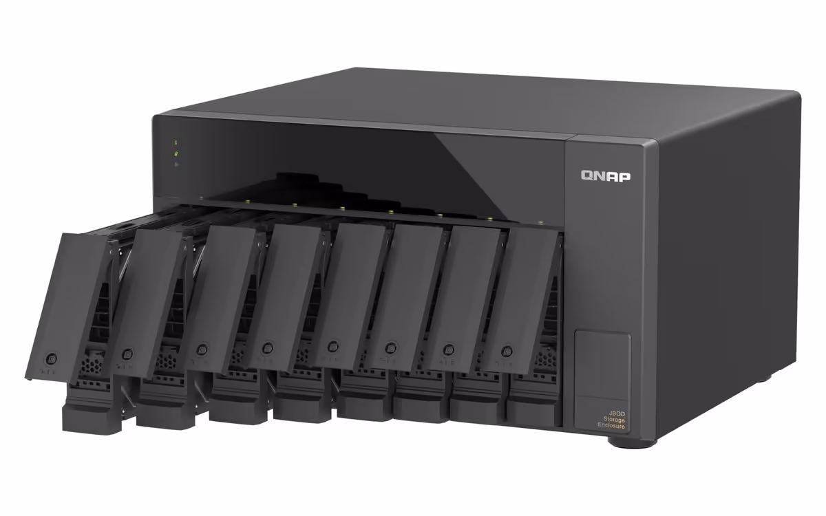 QNAP USB4 JBOD : jusqu’à 12 baies SATA et 40 Gbit/s pour NAS et stations de travail