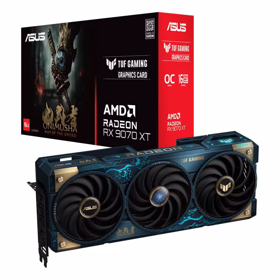 Radeon RX 9070 XT : ASUS dévoile une édition spéciale aux couleurs d’Onimusha 2 Radeon RX 9070 XT : ASUS dévoile une édition spéciale aux couleurs d’Onimusha