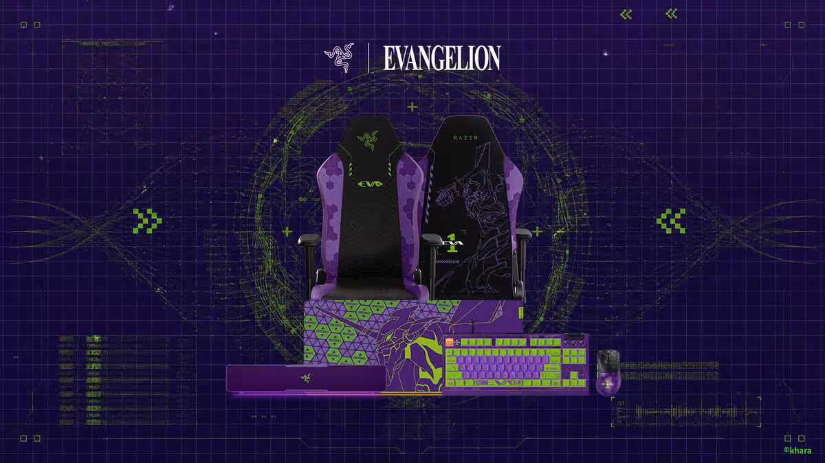 Razer Evangelion : une collection EVA-01 complète réservée au marché asiatique 2 Razer Evangelion : une collection EVA-01 complète réservée au marché asiatique