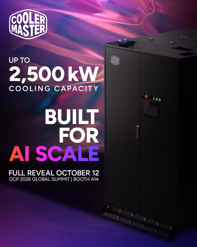 Refroidissement liquide : Cooler Master prépare une CDU de 2 500 kW pour l’IA