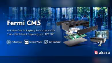 Akasa Fermi CM5 : un boîtier passif 1U pour le Raspberry Pi Compute Module 5