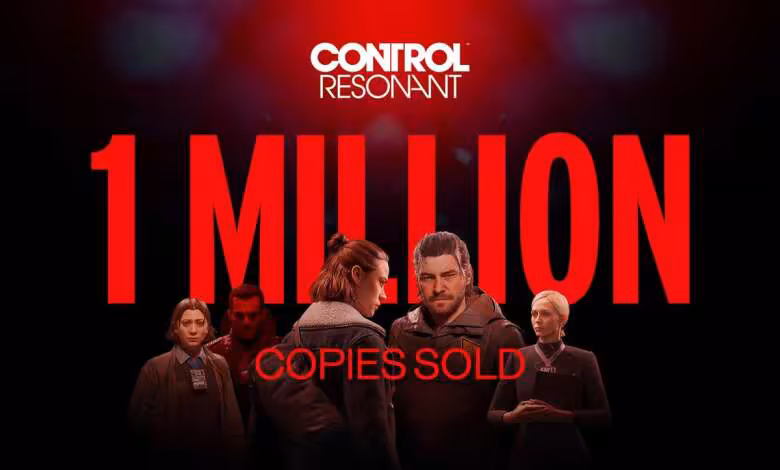 Control Resonant franchit le million de ventes moins d’un mois après sa sortie 1 Visuel promotionnel Control Resonant annonçant un million d’exemplaires vendus, avec les personnages principaux du jeu