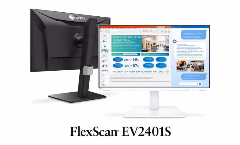 EIZO FlexScan EV2401S : un écran bureautique 120 Hz qui se contente de 9 W 1 EIZO FlexScan EV2401S : un écran bureautique 120 Hz qui se contente de 9 W