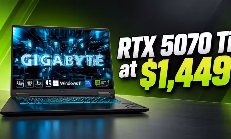 Gigabyte Gaming A16 Pro : le PC RTX 5070 Ti chute à 1 449 dollars chez Walmart 1 Gigabyte Gaming A16 Pro : le PC RTX 5070 Ti chute à 1 449 dollars chez Walmart