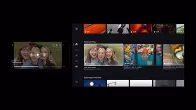 Interface Instagram sur smartphone et ordinateur affichant des vidéos horizontales dans les sections de découverte