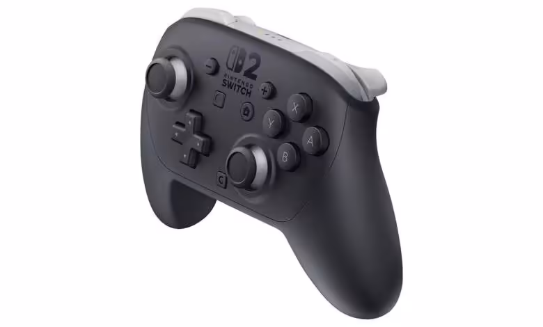 Linux 7.4 prendra en charge les manettes Switch 2 et les souris Pulsar Gaming 1 Manette sans fil Nintendo Switch 2 noire vue de face sur fond blanc