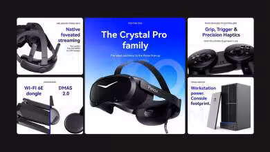 Pimax Crystal Pro : la VR PC sans fil passe au streaming natif à 6 Gbit/s