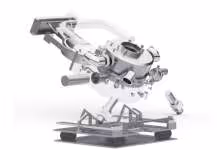 Rendu 3D d’un prototype de source EUV Langdao Silex sur support métallique