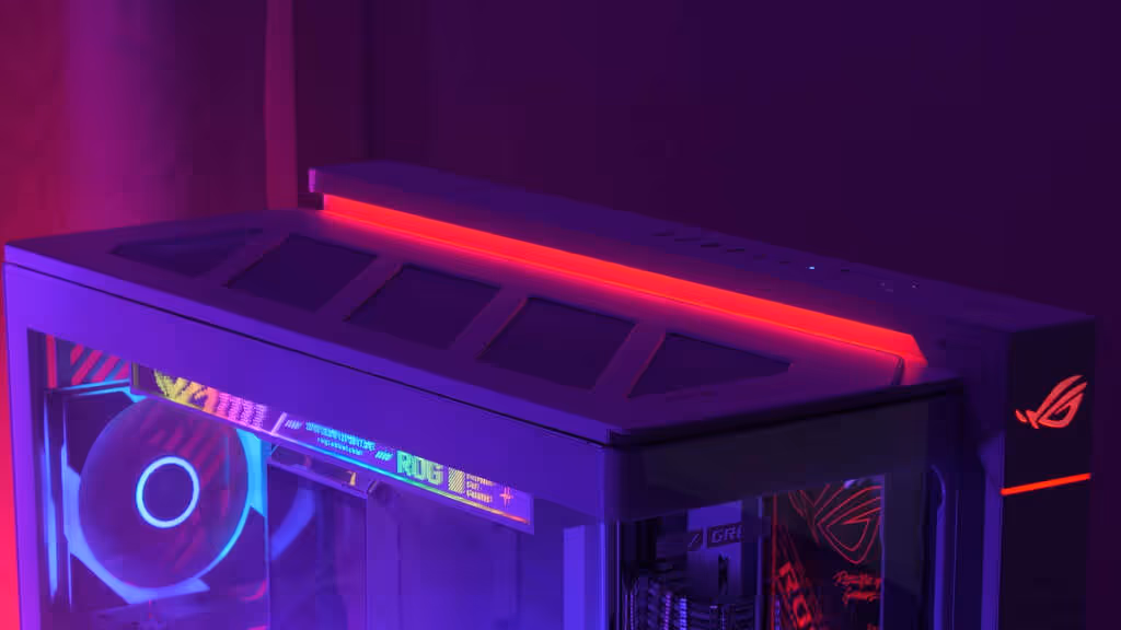 rog cronox argb white edition 17