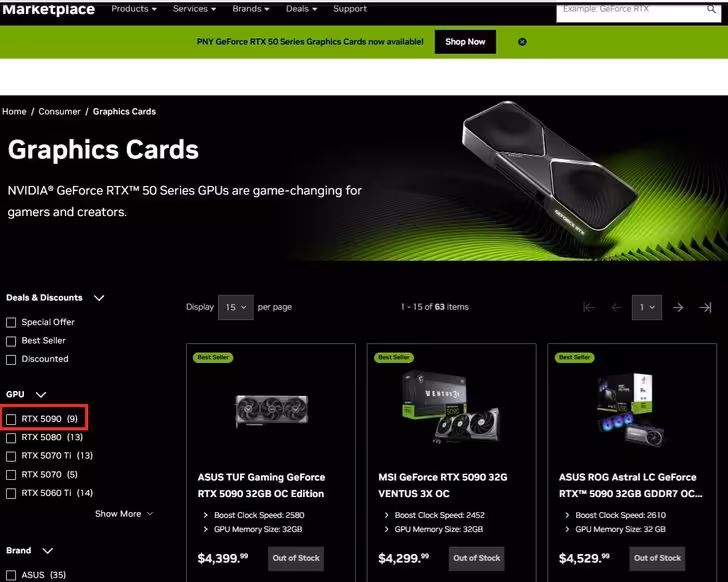 RTX 5090 : sa disparition du Marketplace NVIDIA relance les rumeurs d'arrêt