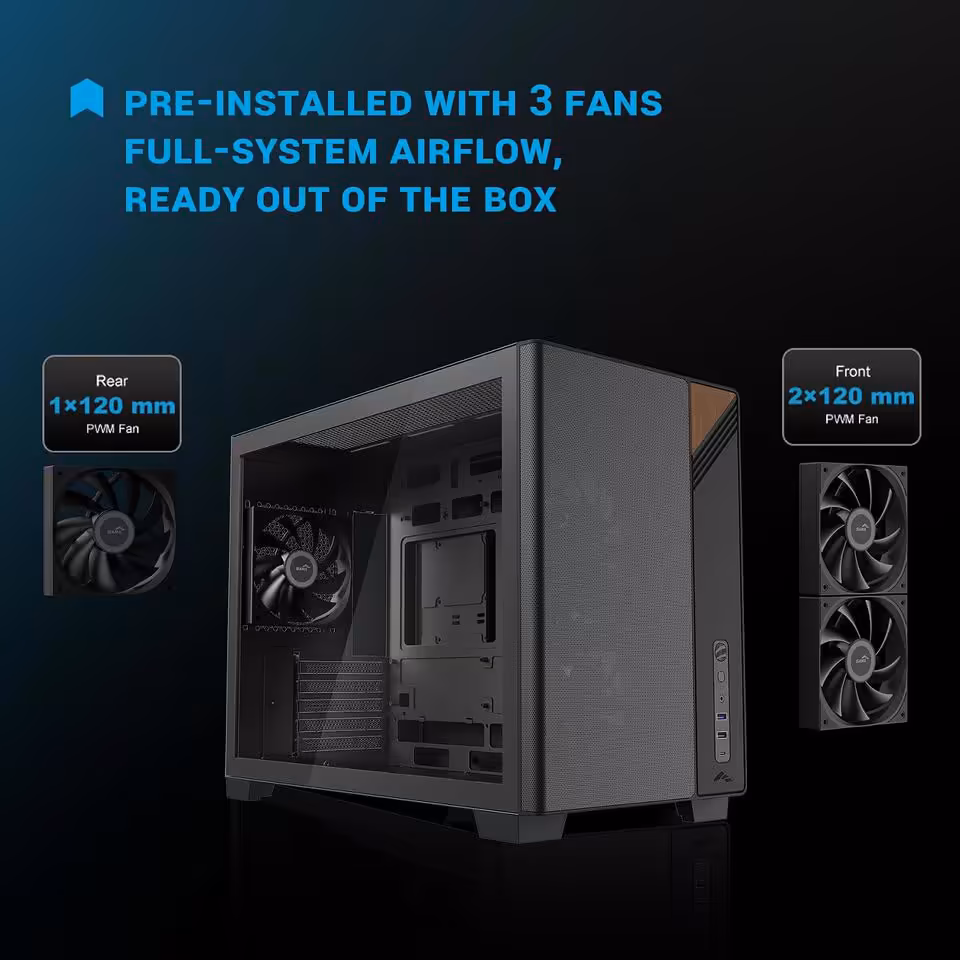SAMA S32 WOOD : un boîtier microATX avec alimentation Gold dès 139,99 dollars 4 SAMA S32 WOOD : un boîtier microATX avec alimentation Gold dès 139,99 dollars