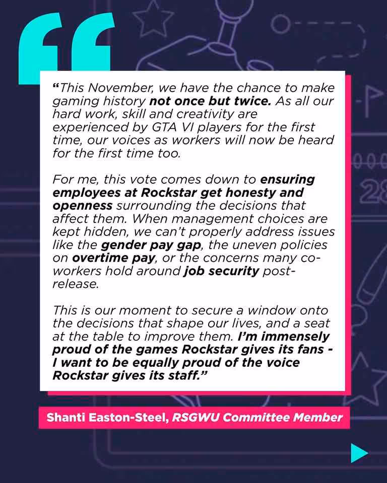 Syndicat Rockstar : un vote décisif organisé pendant le lancement de GTA VI