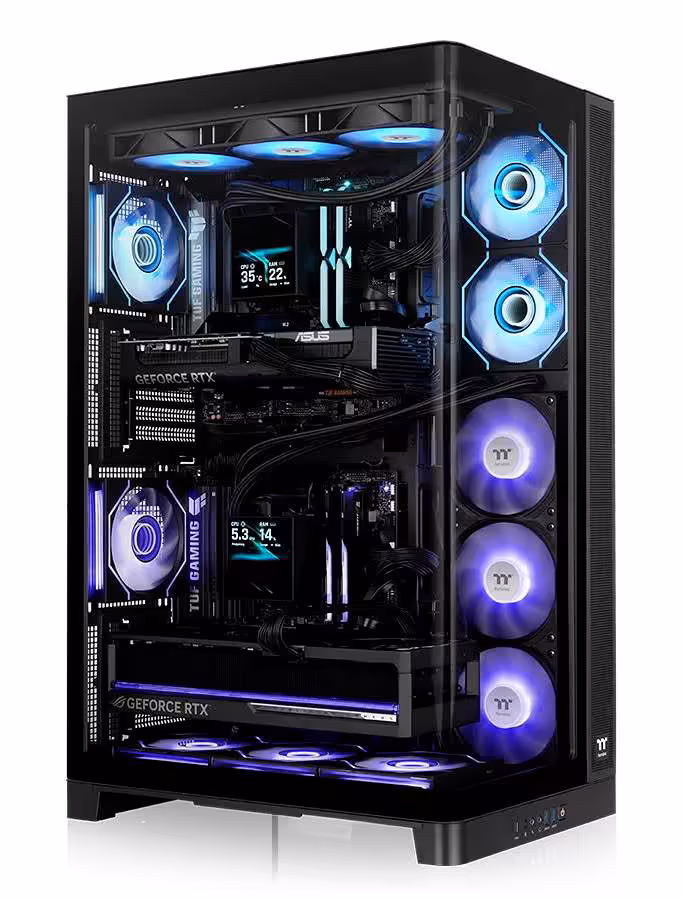 Thermaltake déploie cinq stations IA et PC gaming, jusqu’à 6 GPU Blackwell 17 Thermaltake déploie cinq stations IA et PC gaming, jusqu’à 6 GPU Blackwell