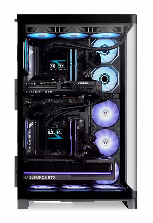 Thermaltake déploie cinq stations IA et PC gaming, jusqu’à 6 GPU Blackwell 19 Thermaltake déploie cinq stations IA et PC gaming, jusqu’à 6 GPU Blackwell