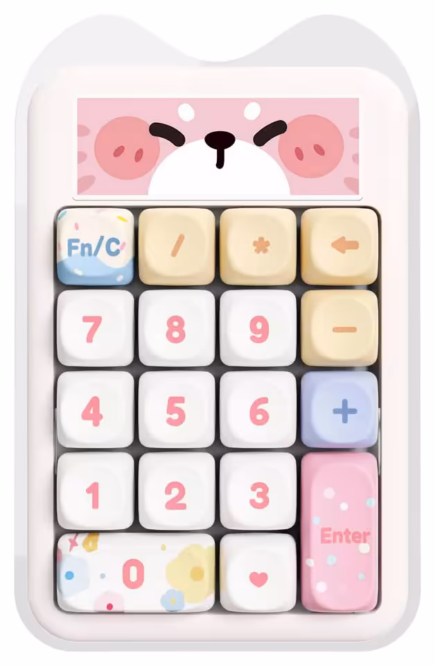 Yunzii C21 : un pavé numérique mécanique sans fil qui fait aussi calculatrice 3 Yunzii C21 : un pavé numérique mécanique sans fil qui fait aussi calculatrice