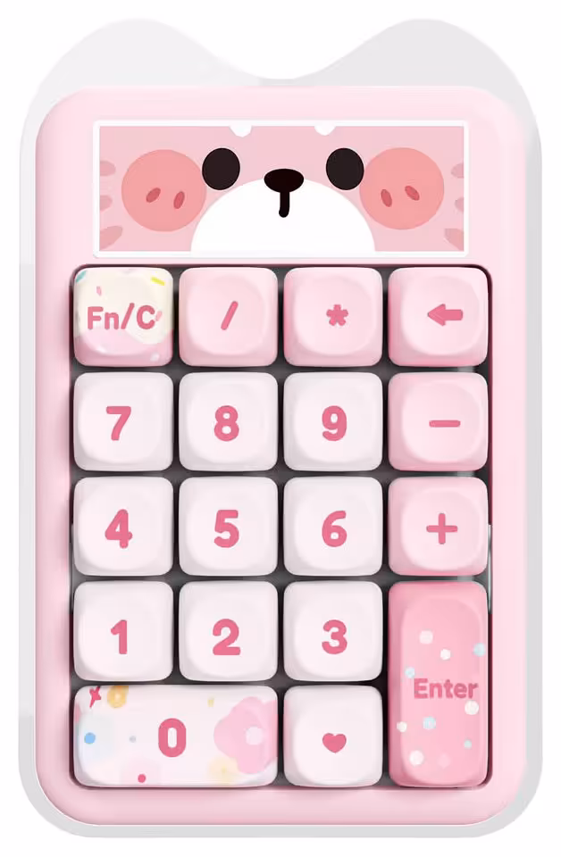 Yunzii C21 : un pavé numérique mécanique sans fil qui fait aussi calculatrice 4 Yunzii C21 : un pavé numérique mécanique sans fil qui fait aussi calculatrice