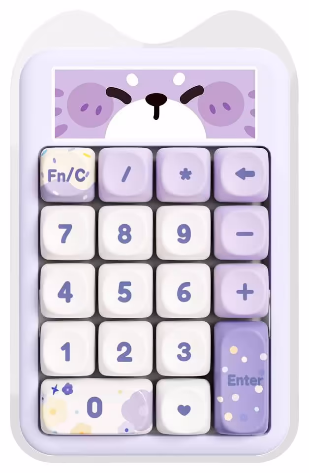 Yunzii C21 : un pavé numérique mécanique sans fil qui fait aussi calculatrice 5 Yunzii C21 : un pavé numérique mécanique sans fil qui fait aussi calculatrice