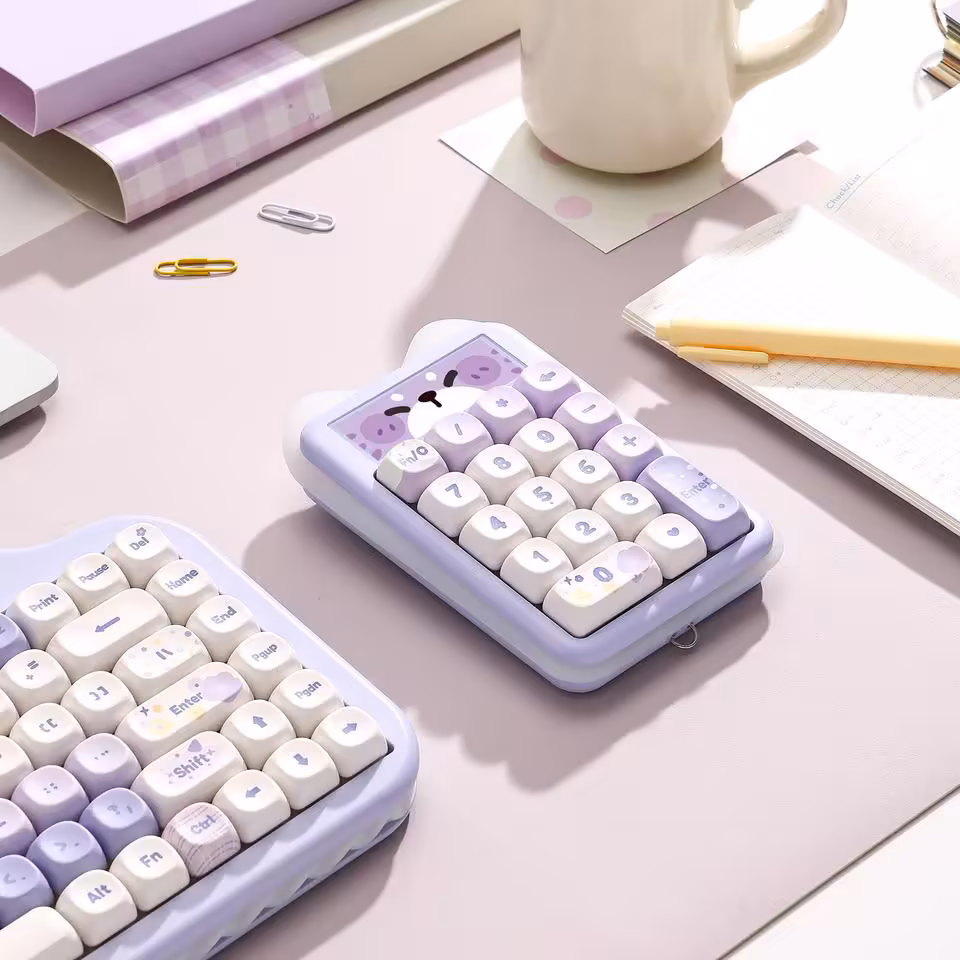 Yunzii C21 : un pavé numérique mécanique sans fil qui fait aussi calculatrice 8 Yunzii C21 : un pavé numérique mécanique sans fil qui fait aussi calculatrice